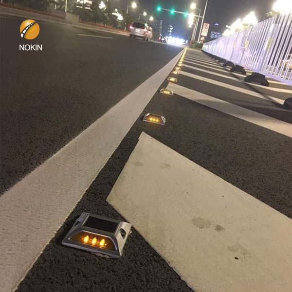 ABS solar powered road stud walkway raised pavement marker-Nokin Solar ...