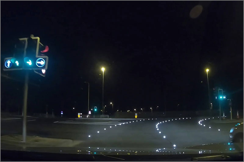 solar powered road reflectors